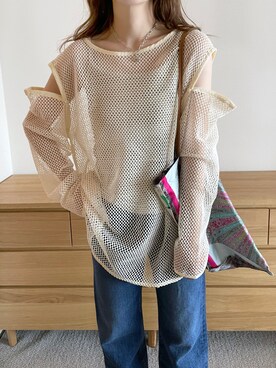 a__yaさん（レディース・158cm）の夏コーディネート