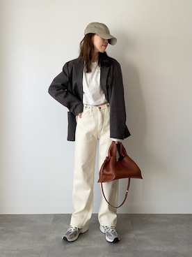 「ホワイトパンツ」｜a__yaさん（レディース・158cm）の秋コーディネート