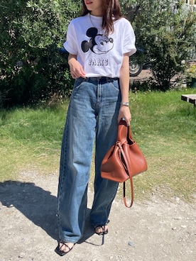 「アイテム（アナログ腕時計）」を使った、a__yaさん（レディース・158cm）の夏コーディネート