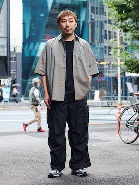 サエキさん（メンズ・173cm）の夏コーディネート