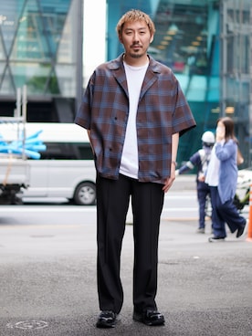 サエキさん(メンズ・173cm)の春コーディネート