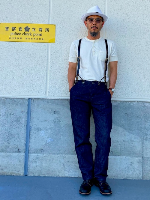 Schott（ショット）の「Schott/ショット/LEATHER SUSPENDER/レザー