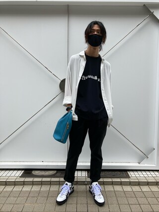 14th addiction クラッシュ加工 デニムシャツ コンチョ インディゴ URU - Cotton Denim -Western Shirts -シャツ-（L.Indigo