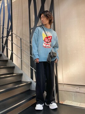 「ROYAL FLASH（ロイヤルフラッシュ）のアイテム（バッグ）」を使った、WayBeeee!!!さん（メンズ・173cm）の夏コーディネート