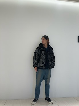 「ISAMU KATAYAMA BACKLASH（イサムカタヤマバックラッシュ）のアイテム（デニムパンツ）」を使った、WayBeeee!!!さん（メンズ・173cm）の秋コーディネート