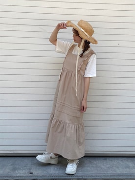 「SLURR（スラ―）のアイテム（ワンピース/ドレス）」を使った、Bepuchan 🦢さん（レディース・156cm）の夏コーディネート