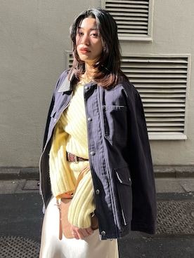 MOUSSY OFFICIALさん（レディース・158cm）の冬コーディネート