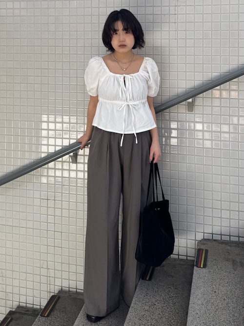 26年SS新作】DENIM PUFF ブラウス（シャツ/ブラウス）｜MOUSSY