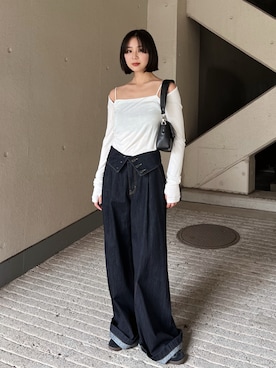 MOUSSY OFFICIALさん（レディース・162cm）の春コーディネート