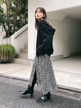 MOUSSY OFFICIALさん（レディース・158cm）の冬コーディネート