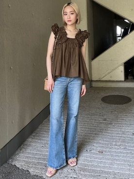 MOUSSY OFFICIALさん（レディース・158cm）の夏コーディネート