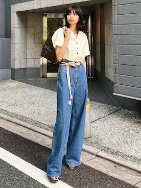 MOUSSY OFFICIALさん（レディース・164cm）の夏コーディネート