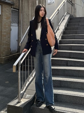 MOUSSY OFFICIALさん（レディース・172cm）の冬コーディネート