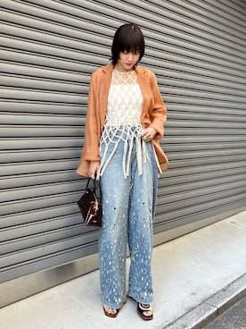 MOUSSY OFFICIALさん(レディース・160cm)の夏コーディネート