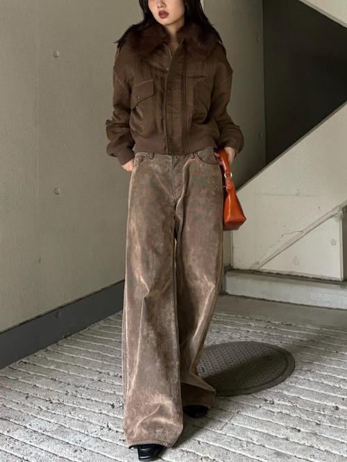 MOUSSY（マウジー） ブルゾン アウター 「25年AW新作」F/FUR COLLAR