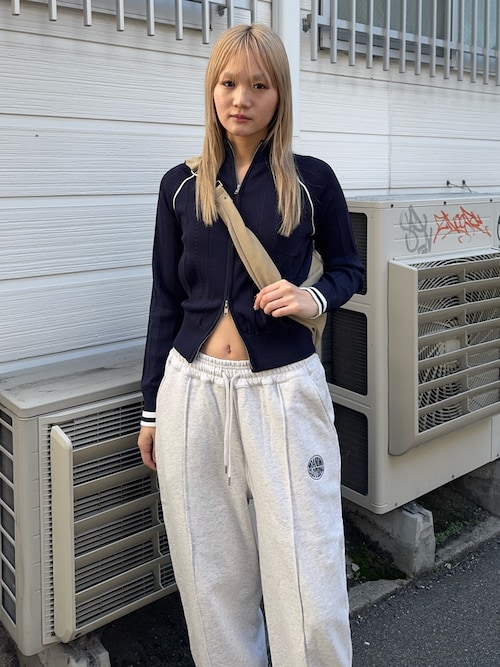 セール】【26年SS新作】MIX PATTERN KNIT TRACK トップス（ニット