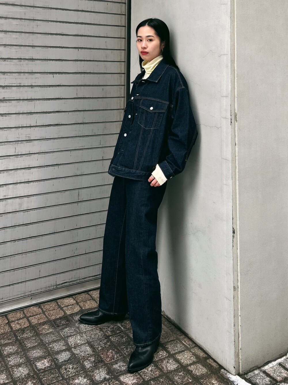 MOUSSY デニムジャケットとパンツセット サイズ24 | IODA.COM