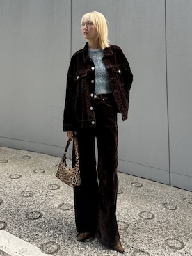 「MOUSSY（マウジー）のアイテム」を使った、MOUSSY OFFICIALさん（レディース・165cm）の秋コーディネート