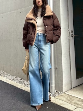 「MOUSSY（マウジー）のアイテム」を使った、MOUSSY OFFICIALさん（レディース・170cm）の秋コーディネート
