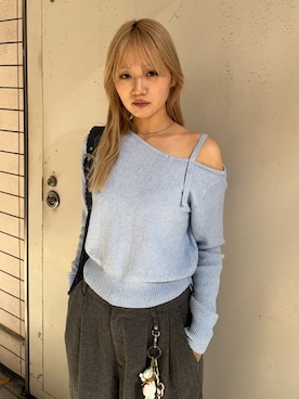 「MOUSSY（マウジー）のアイテム」を使った、MOUSSY OFFICIALさん（レディース・165cm）の秋コーディネート