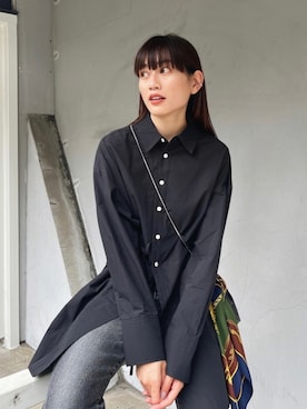 「MOUSSY（マウジー）のアイテム（財布/小物）」を使った、MOUSSY OFFICIALさん（レディース・158cm）の秋コーディネート