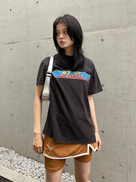 「MOUSSY（マウジー）のアイテム」を使った、MOUSSY OFFICIALさん（骨格ストレート・レディース・164cm）の夏コーディネート