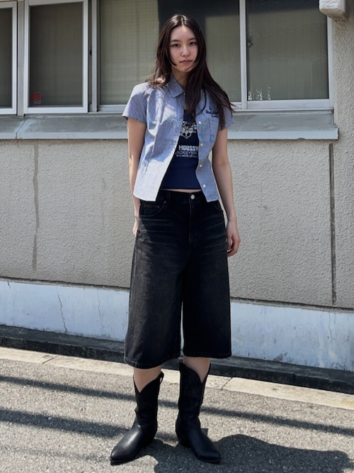 KNEE LENGTH バミューダパンツ（デニムパンツ）｜MOUSSY