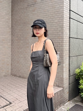 「アイテム（帽子）」を使った、MOUSSY OFFICIALさん（骨格ナチュラル・レディース・162cm）の夏コーディネート