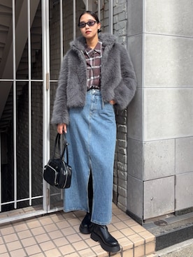 「アイテム（その他アウター）」を使った、MOUSSY OFFICIALさん（レディース・168cm）の夏コーディネート