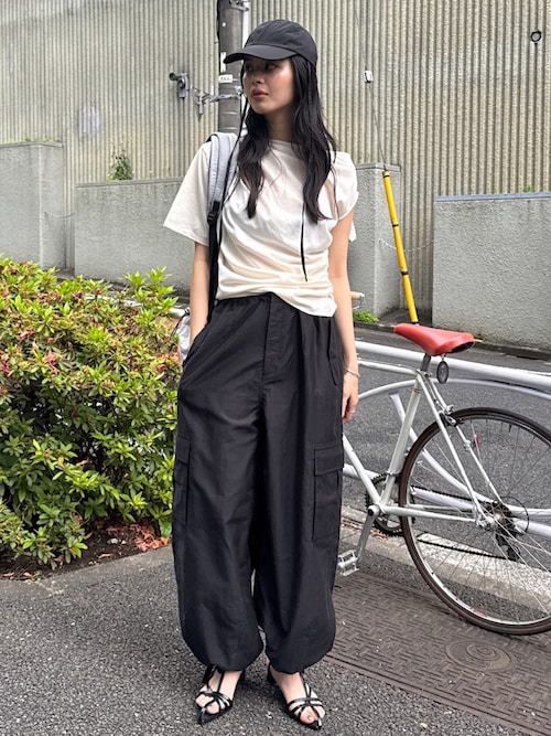 MOUSSY（マウジー） ワイドパンツ カーゴパンツ VOLUME UTILITY パンツ