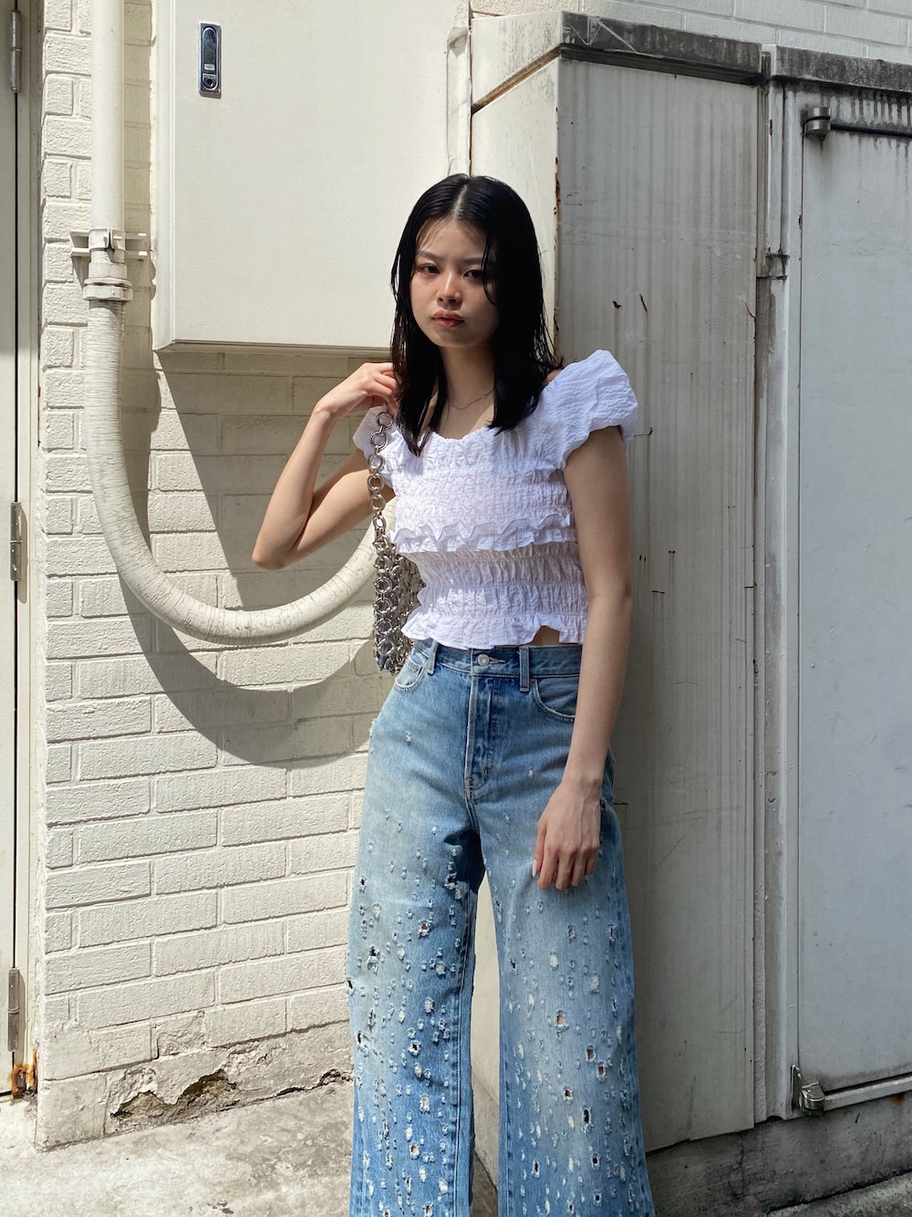 MOUSSY OFFICIAL(MOUSSY OFFICIAL)｜MOUSSYのシャツ/ブラウスを使った 