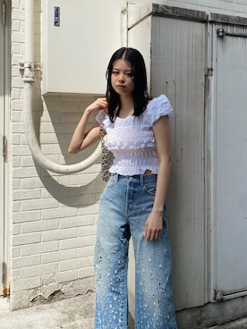 MOUSSY OFFICIALさん（レディース・164cm）の春コーディネート