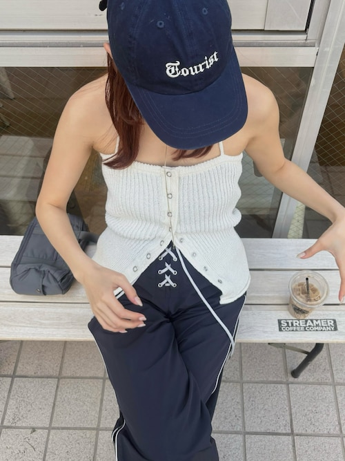 MOUSSY キャミソール FRONT BUTTON KNIT : ZOZOTOWN Yahoo!店