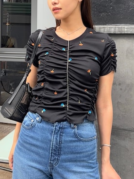 「MOUSSY（マウジー）のアイテム」を使った、MOUSSY OFFICIALさん（レディース・168cm）の夏コーディネート