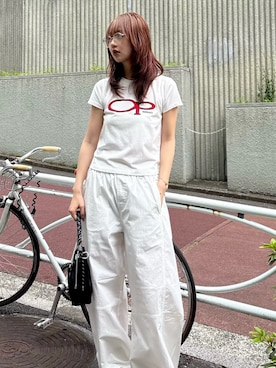 「MOUSSY（マウジー）のアイテム」を使った、MOUSSY OFFICIALさん（レディース・170cm）の夏コーディネート