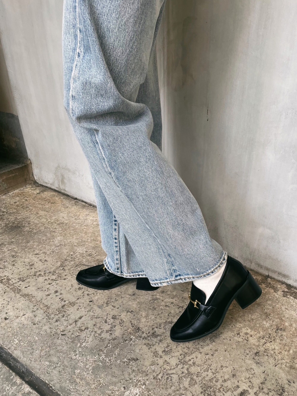 MOUSSY PLATFORM ローファー Sサイズ（1度着用） MOUSSY | PLATFORM ローファー (ローファー・オックスフォード
