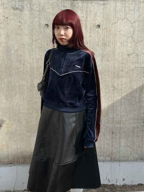 ブートレガーズ ブラック 【LAVEANGE(ラビアンジェ)】デニムジャンパースカート