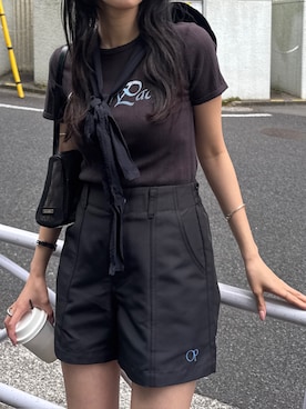 「MOUSSY（マウジー）のアイテム」を使った、MOUSSY OFFICIALさん（レディース・164cm）の夏コーディネート