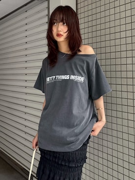 「MOUSSY（マウジー）のアイテム」を使った、MOUSSY OFFICIALさん（レディース・170cm）の夏コーディネート