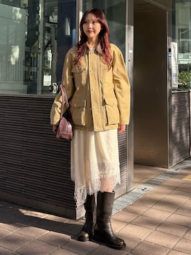 MOUSSY OFFICIALさん（レディース・165cm）の冬コーディネート