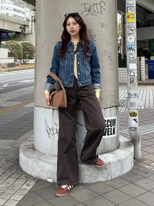 CROSS CHINO WIDE STRAIGHT（チノパンツ）｜MOUSSY（マウジー）の