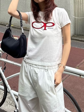 「MOUSSY（マウジー）のアイテム」を使った、MOUSSY OFFICIALさん（レディース・170cm）の夏コーディネート