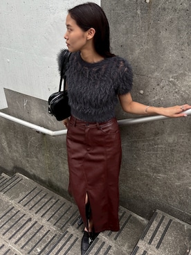 「アイテム（パンプス）」を使った、MOUSSY OFFICIALさん（レディース・173cm）の夏コーディネート