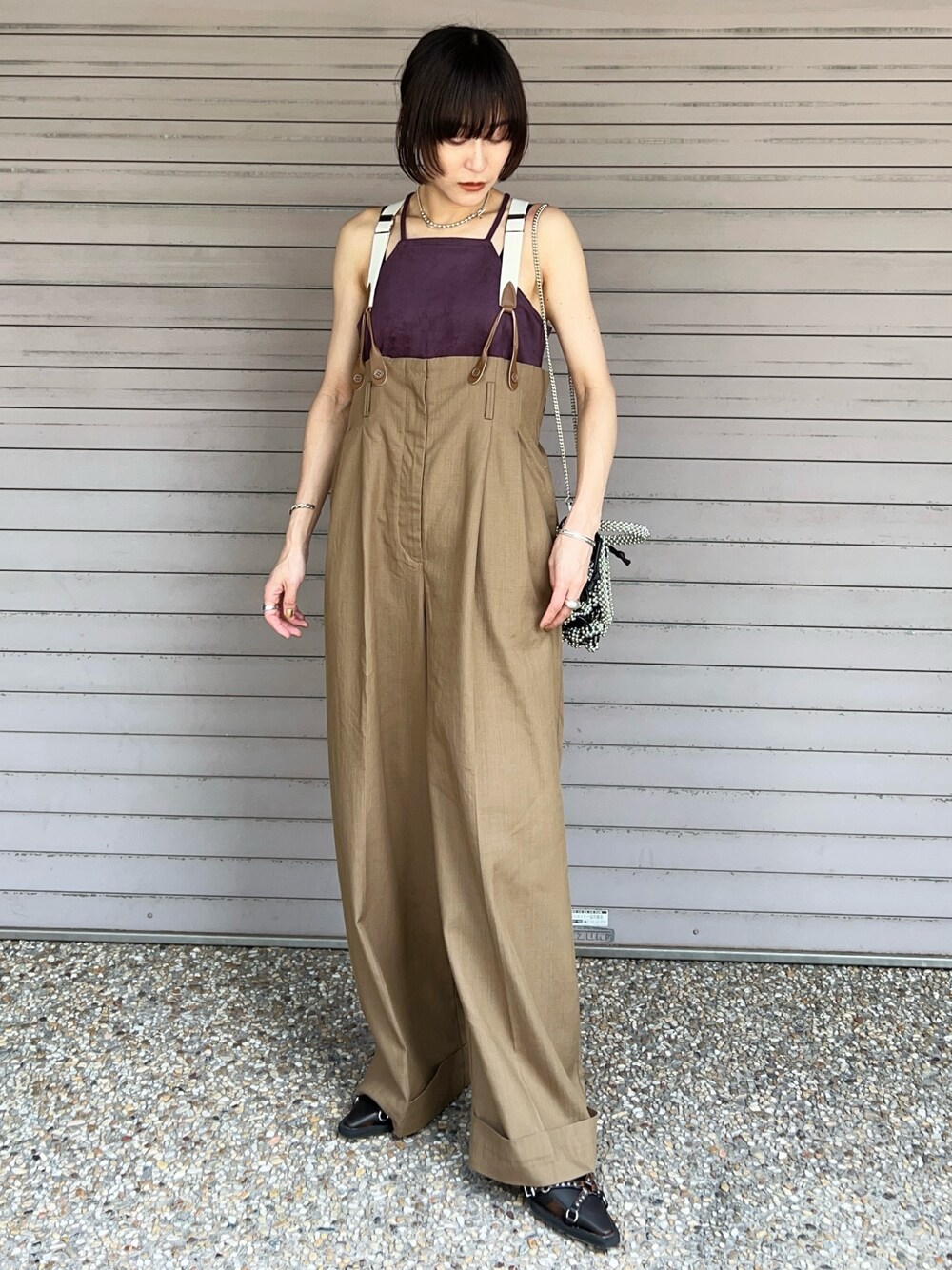 MOUSSY F/SUEDE キャミ