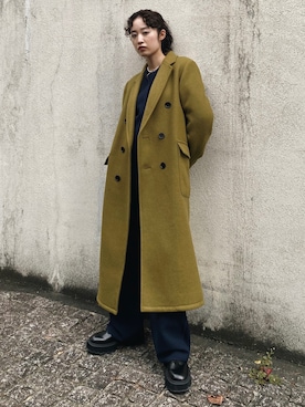 「moussy」｜「アイテム（その他アウター）」を使った、MOUSSY OFFICIALさん（レディース・161cm）の冬コーディネート