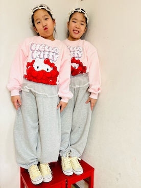 「アイテム（その他）」を使った、さかな★さん（キッズ・110cm）の冬コーディネート