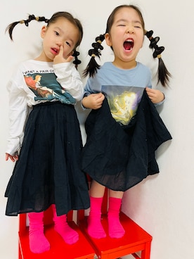 「アイテム（その他）」を使った、さかな★さん（キッズ・100cm）の春コーディネート