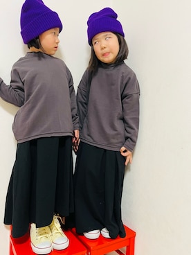 「アイテム（その他）」を使った、さかな★さん（キッズ・100cm）の冬コーディネート