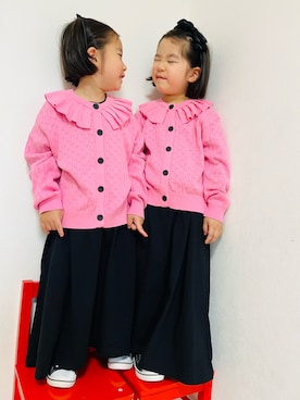 「アイテム（その他）」を使った、さかな★さん（キッズ・100cm）の冬コーディネート