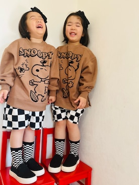 「アイテム（その他）」を使った、さかな★さん（キッズ・100cm）の冬コーディネート